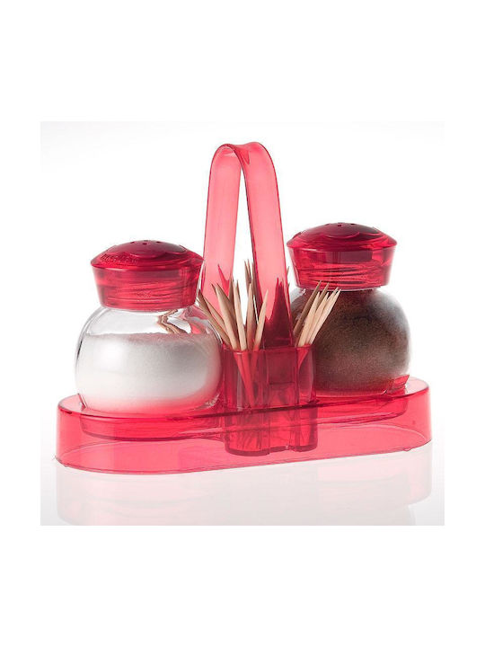 Fylliana Salt and Pepper Set Plastic with Stand 2pcs