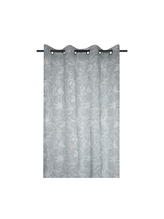 Spitishop Curtain with Grommet S-F Betina Jade 140x260cm