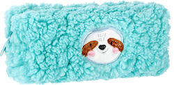 Sloth Pencil Case Barrel Blue Sloth Pencil Case Barrel Blue