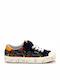 Gody Παιδικά Sneakers με Σκρατς Μπλε