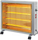 Thermogatz K2000 Σόμπα Χαλαζία με Θερμοστάτη 2400W Grey