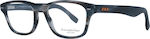 Zegna Männlich Kunststoff Brillenrahmen Gray ZC5013 063