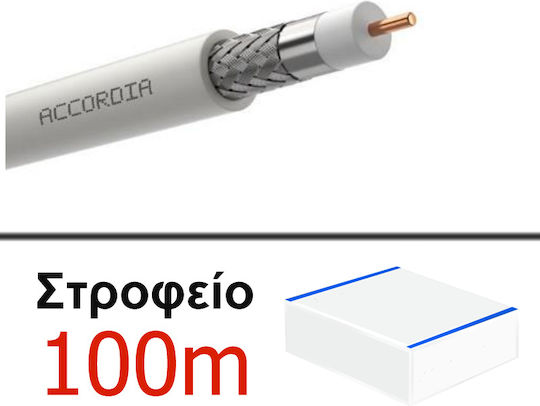 Accordia Accordia Vector SAT 110 Cable Coaxial Unterminated 100m (04-160-0100) 1pcs