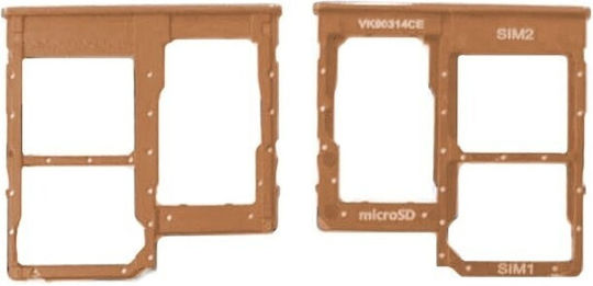 Sim Card Slot Gold Galaxy A40