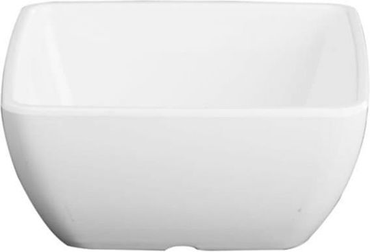 Servewell Σαλατιέρα Μελαμίνης Λευκή 24.5x24.5cm 3τμχ