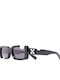 Off White Cady Ochelari de soare cu Negru Rame din plastic Cadru și Negru Lentilă OERI006C99PLA001-1007