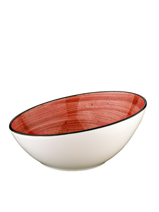 Bonna Passion Porcelain Salad Bowl Red 22x22cm