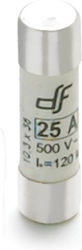 DF electric Κυλινδρική Πορσελάνης Ταχείας Καύσεως 10x38mm 20A