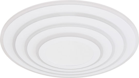 Globo Lighting Jocelyn Deckenleuchte 50cm Weiß mit Integrierter LED und Fernbedienung