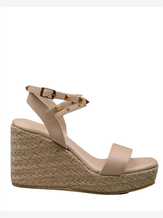 Komis & Komis Women's Leather Ankle Strap Platf...