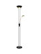 Globo Lighting Leonas LED Φωτιστικό Δαπέδου Υ180xΜ25.5εκ. με Θερμό Λευκό Φως 1690lm Μαύρο