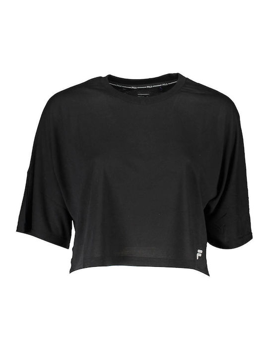 Fila Summer Women's Blouse Short Sleeve Black
