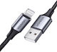 Ugreen US199 Braided USB-A to Lightning Cable Μαύρο 2m (60158)