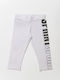 Kinder Leggings Capri Weiß