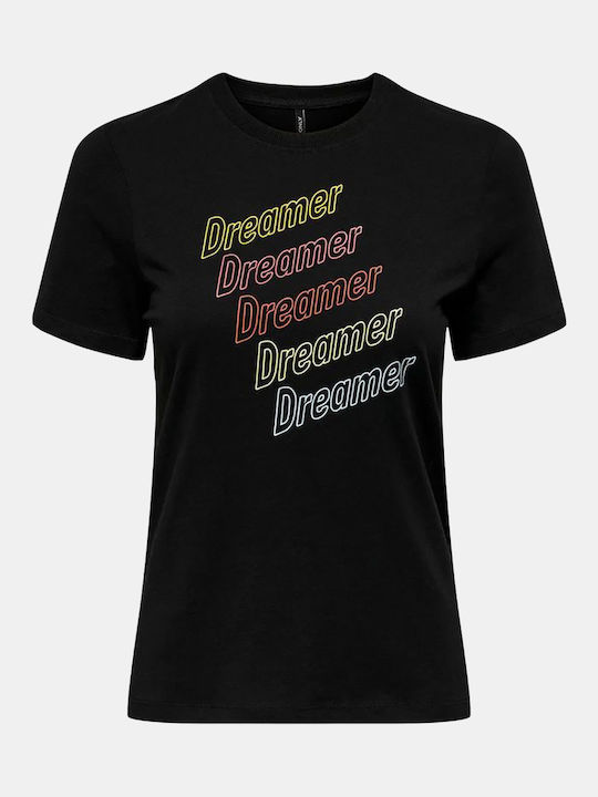 Only Femeie Tricou Negru