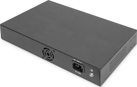 Digitus DN-80113-1 Unverwalteter L2 Schalter mit 24 Gigabit (1Gbps) Ethernet-Ports