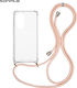 Sonique Armor Back Cover Silicone with Strap Tr...