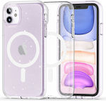 Tech-Protect Flexair Hybrid Magsafe Glitter Silicone Back Cover Transparent (iPhone 11)