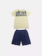 Joyce Kids Set with Shorts Summer 2pcs Yellow