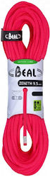 Beal Zenith BL-BC095Z.80.SP_1_7 Δυναμικό Σχοινί Ορειβασίας με Μήκος 80m Ροζ