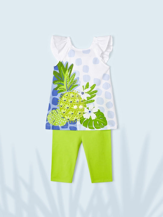 Mayoral Kinder-Set mit Leggings Sommer 2Stück Grün
