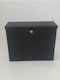 GTMED Outdoor Mailbox Metallic in Black Color 37x30x10cm