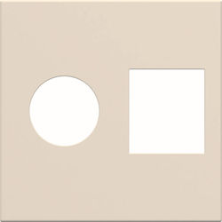 Hager TV-Antenna Socket Front in Beige Color WX...
