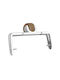 Bama Wall Mounted Plastic Paper Towel Holder White-Brown 25.1x5x16.2cm 10600