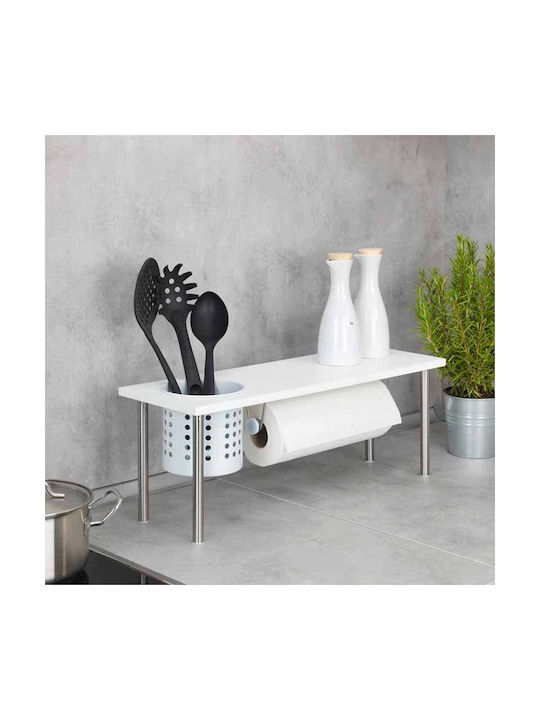 Wenko Επιτραπέζια Βάση Blanco Ξύλινη 55x18x21εκ. Λευκή