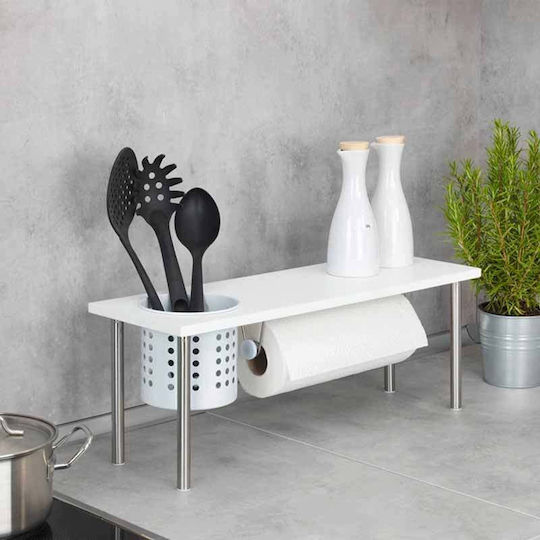 Wenko Επιτραπέζια Βάση Blanco Ξύλινη 55x18x21εκ. Λευκή