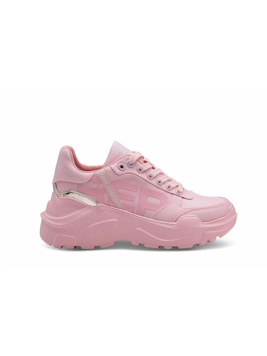 Replay Γυναικεία Chunky Sneakers Ροζ