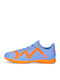 PUMA Future Play Ποδοσφαιρικά Παπούτσια με Σχάρα TT Blue Glimmer / Puma White / Ultra Orange