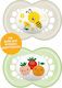 Mam Orthodontic Pacifiers Rubber Bee - Fruits -...