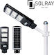 KAL Electronics Street Solar Light 120W with Cold White Light 6500K IP65 25cmx7cmx63cmcm