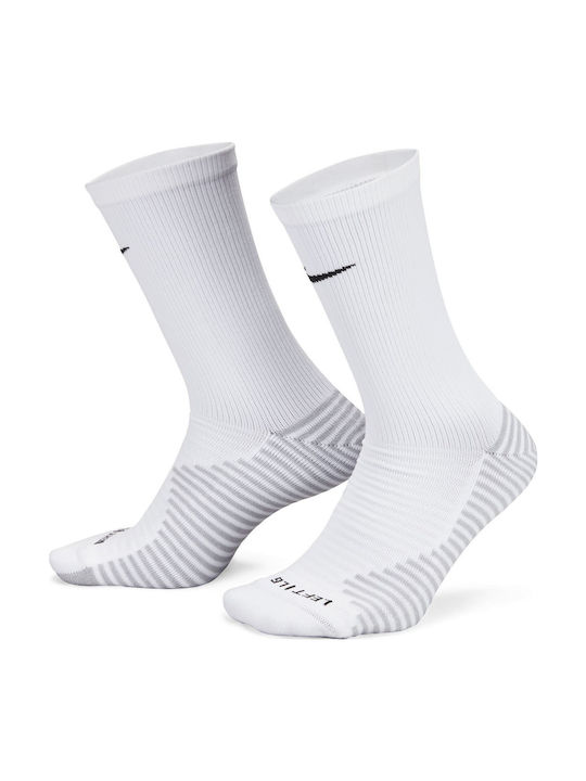 Nike Strike Ποδοσφαιρικές Κάλτσες Λευκές 1 Ζεύγος