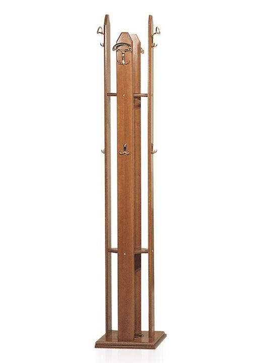 Epiplo-Fos Καλόγερος Ξύλινος Καφέ 40x40x185cm