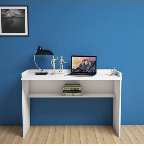 Birou White Din Lemn Alb 118x58x80cm
