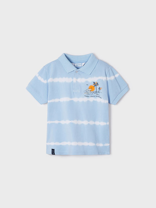 Mayoral Kids Polo Short Sleeve Light Blue