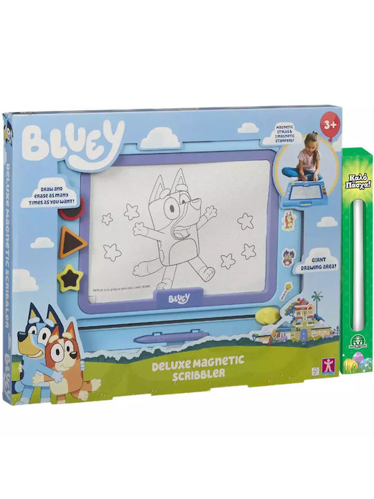 Bluey Deluxe Πίνακας Γράψε Σβήσε Giochi Preziosi