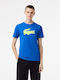 Lacoste Ανδρικό T-shirt Κοντομάνικο Blue/Yellow