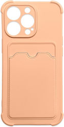 Hurtel Card Armor Back Cover Silicone Pink (Red...