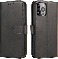 Hurtel Magnet Synthetic Leather Wallet Black (TCL 306 / 305 / 30 SE / 30E)