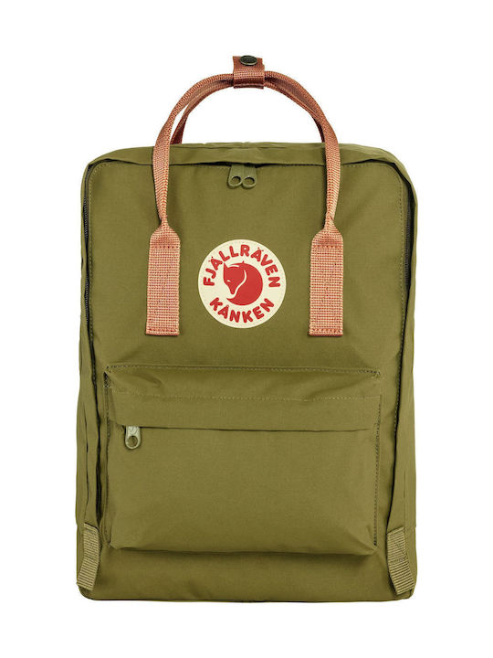 Fjallraven Kånken Αδιάβροχο 16lt Green/Peach Sand