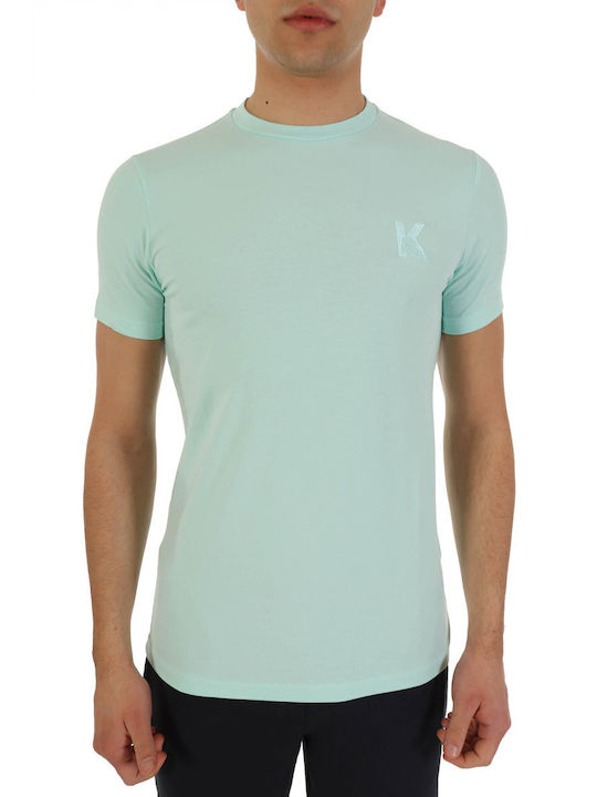 Karl Lagerfeld T-shirt Bărbătesc cu Mânecă Scurtă Verde