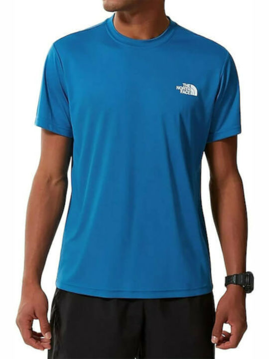 The North Face Herren Sport T-Shirt Kurzarm Blau