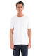 Hugo Boss Ανδρικό T-shirt Λευκό Μονόχρωμο