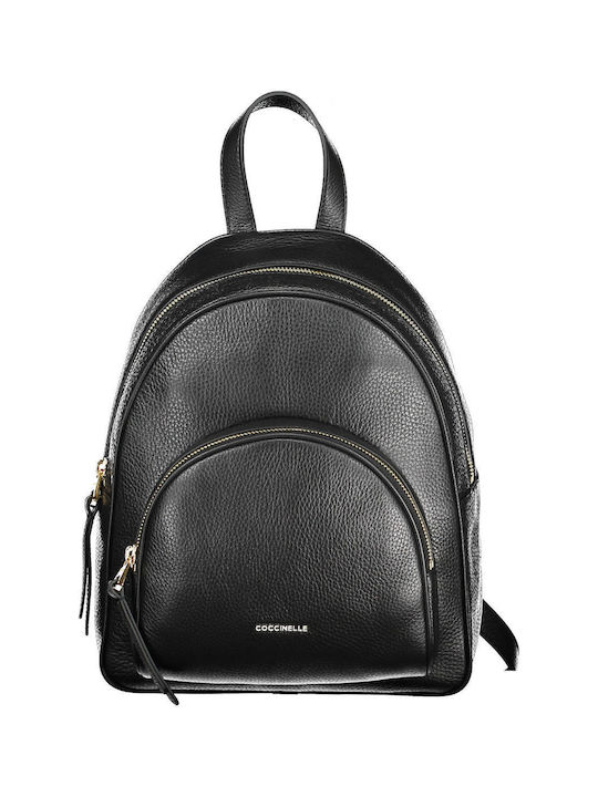 Coccinelle Leather Women's Bag Backpack Black