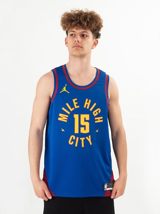 Denver Nuggets Nikola Jokic Ανδρική Φανέλα Εμφάνισης Μπάσκετ