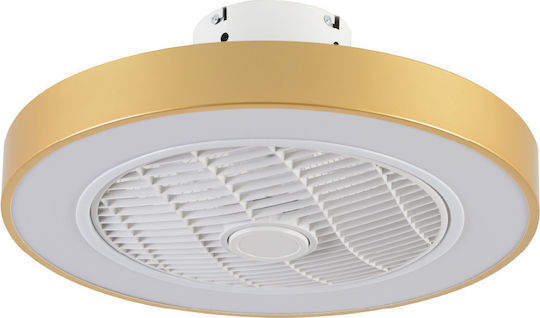 Inlight Chilko Ceiling Light 50cm with Light Fixture Golden