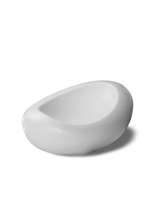 GTSA Gourmet Ninfa Porcelain Salad Bowl White 20x15x9cm